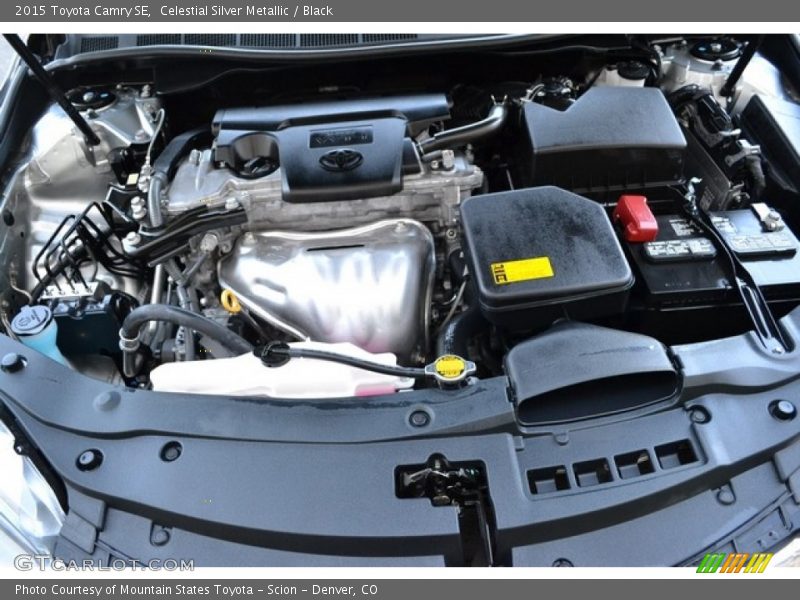 Celestial Silver Metallic / Black 2015 Toyota Camry SE