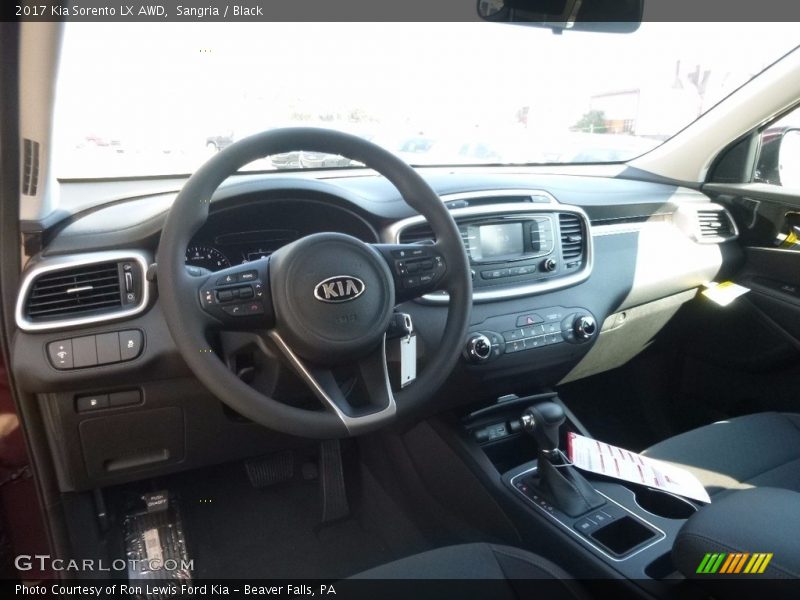 Dashboard of 2017 Sorento LX AWD