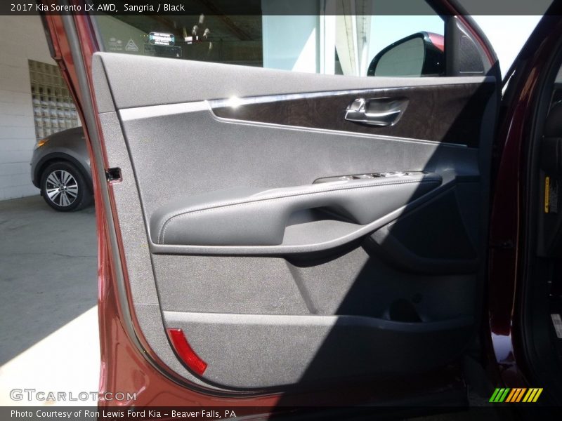 Sangria / Black 2017 Kia Sorento LX AWD