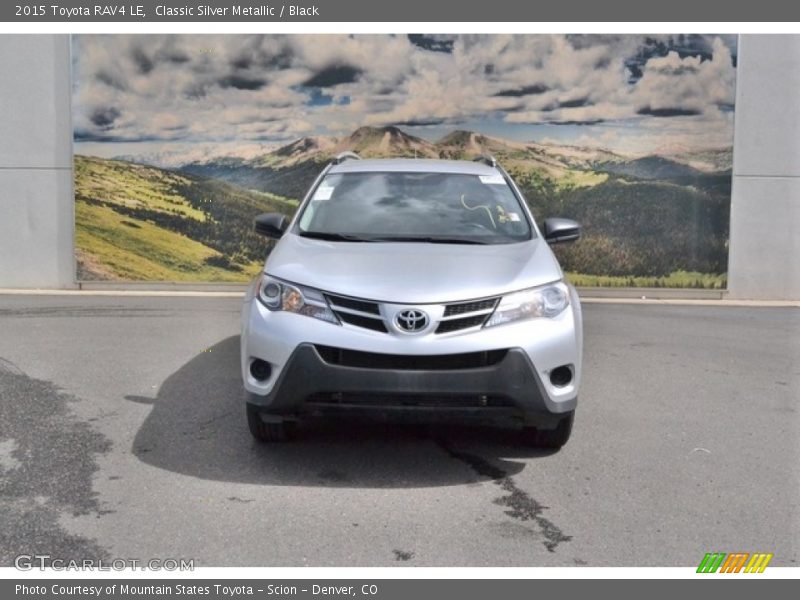 Classic Silver Metallic / Black 2015 Toyota RAV4 LE