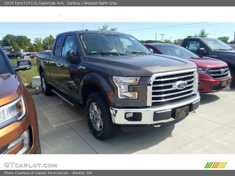 Caribou / Medium Earth Gray 2016 Ford F150 XL SuperCab 4x4