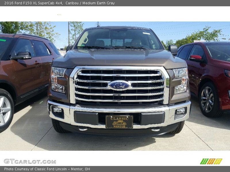 Caribou / Medium Earth Gray 2016 Ford F150 XL SuperCab 4x4