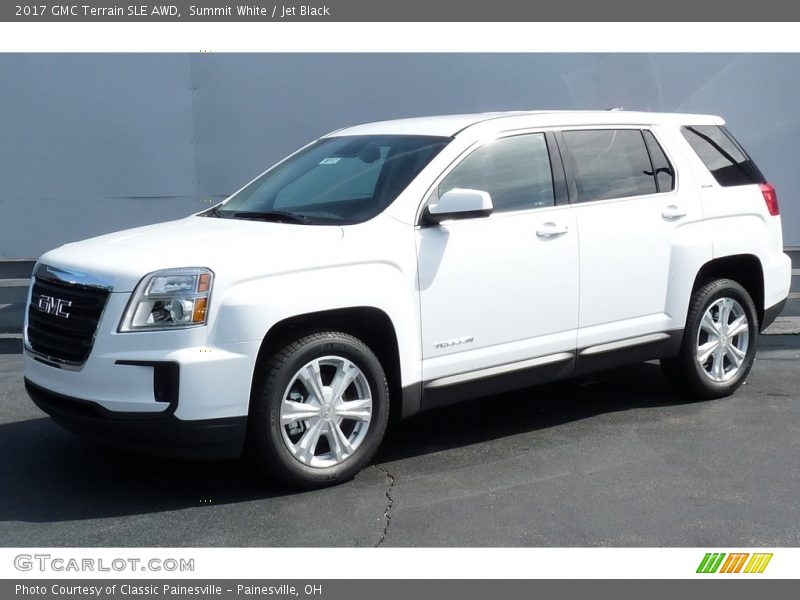 Summit White / Jet Black 2017 GMC Terrain SLE AWD
