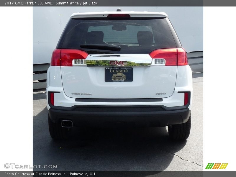 Summit White / Jet Black 2017 GMC Terrain SLE AWD
