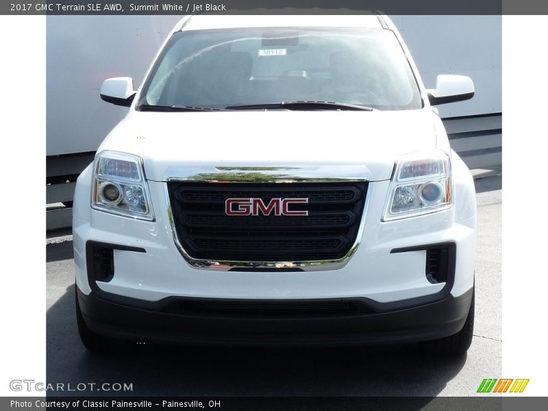 Summit White / Jet Black 2017 GMC Terrain SLE AWD