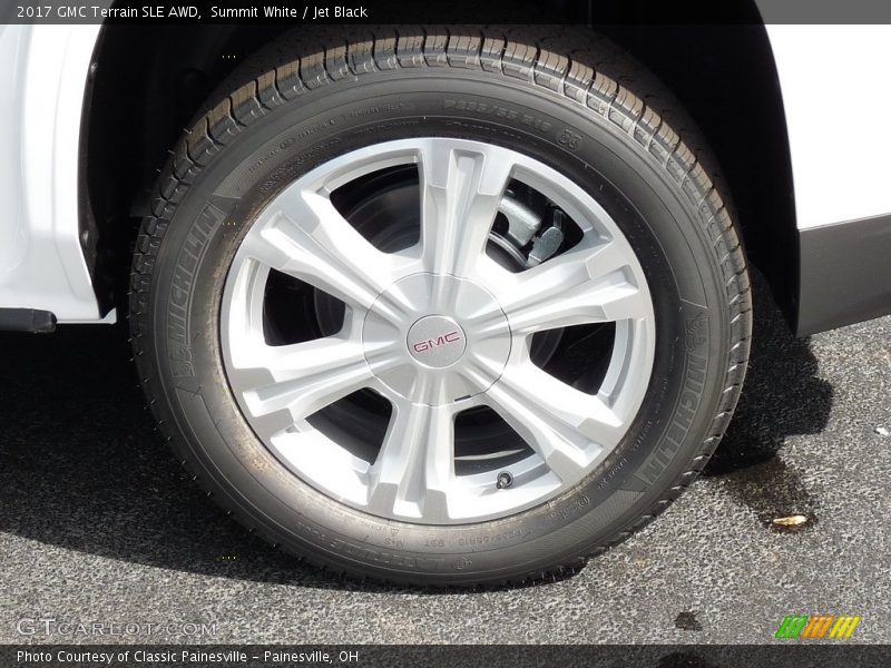 Summit White / Jet Black 2017 GMC Terrain SLE AWD