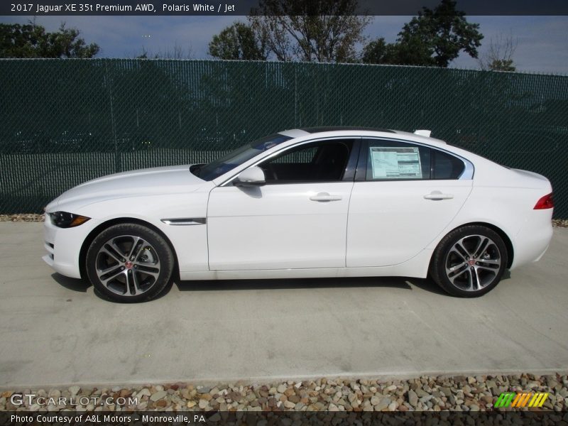  2017 XE 35t Premium AWD Polaris White