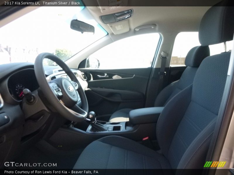 Titanium Silver / Black 2017 Kia Sorento LX
