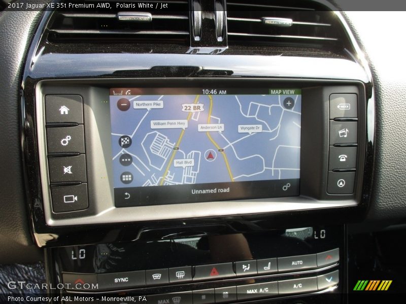 Navigation of 2017 XE 35t Premium AWD