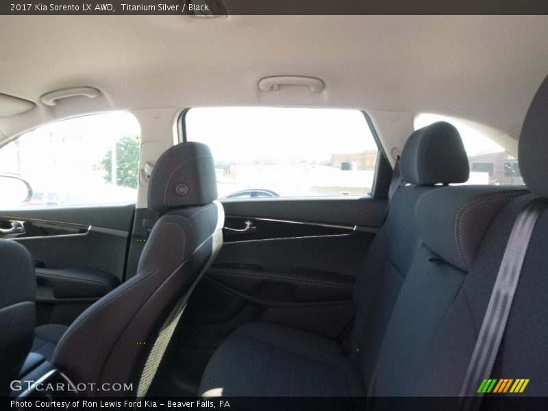 Rear Seat of 2017 Sorento LX AWD