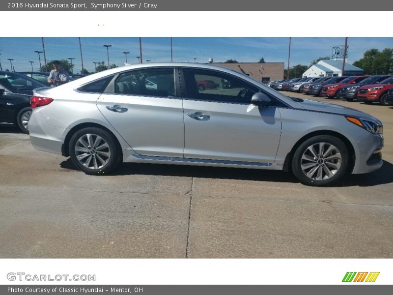 Symphony Silver / Gray 2016 Hyundai Sonata Sport