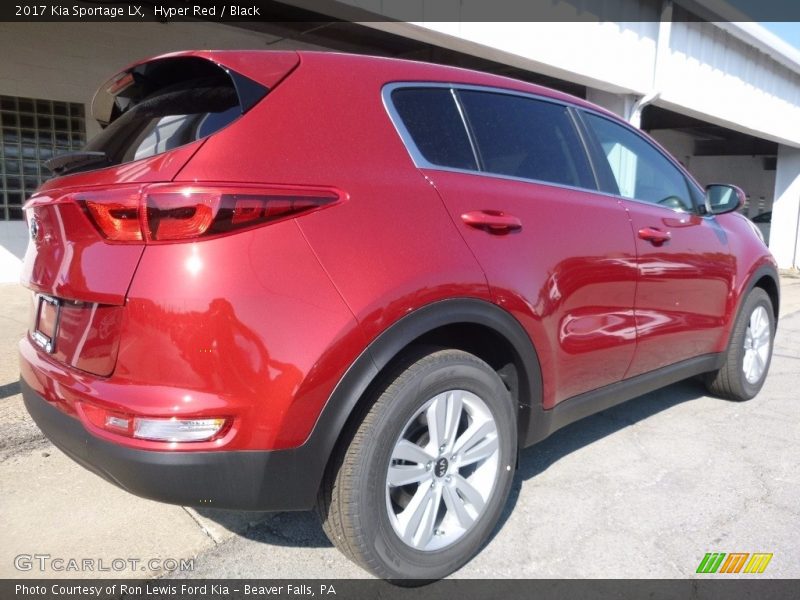 Hyper Red / Black 2017 Kia Sportage LX