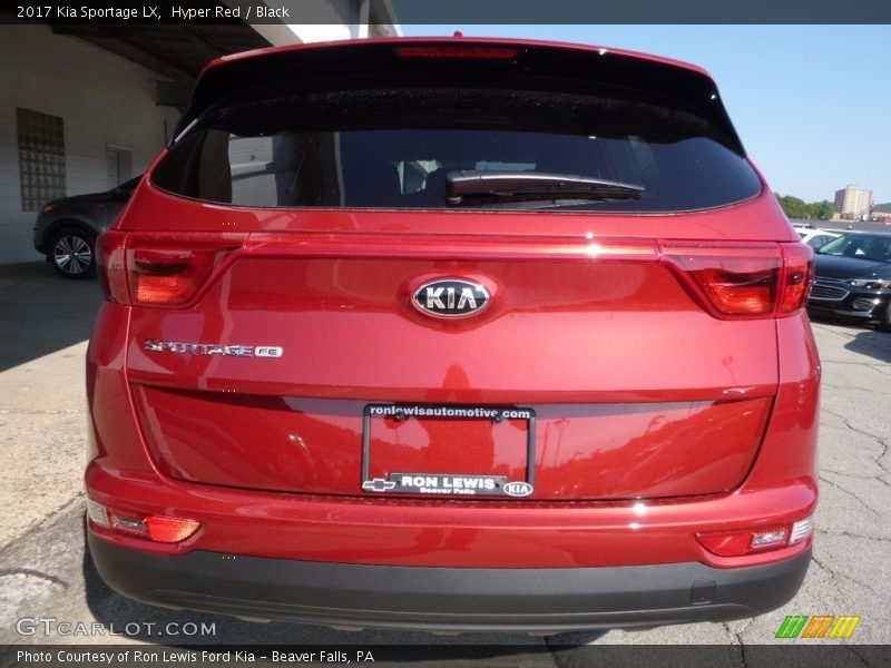 Hyper Red / Black 2017 Kia Sportage LX