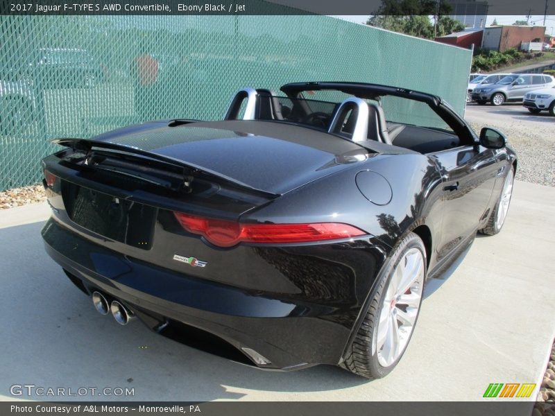 Ebony Black / Jet 2017 Jaguar F-TYPE S AWD Convertible