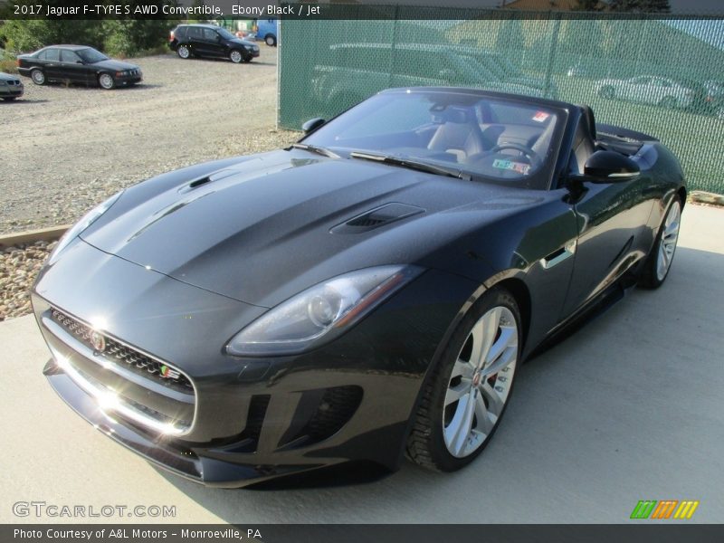 Ebony Black / Jet 2017 Jaguar F-TYPE S AWD Convertible