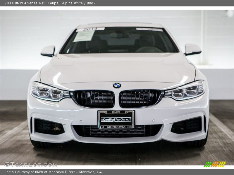 Alpine White / Black 2014 BMW 4 Series 435i Coupe