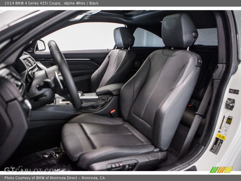 Alpine White / Black 2014 BMW 4 Series 435i Coupe