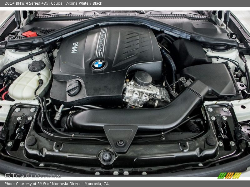 Alpine White / Black 2014 BMW 4 Series 435i Coupe
