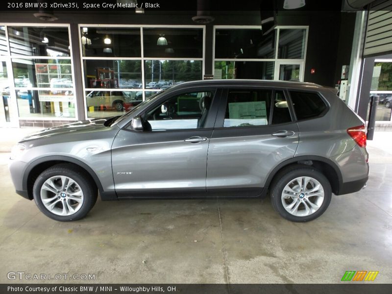 Space Grey Metallic / Black 2016 BMW X3 xDrive35i