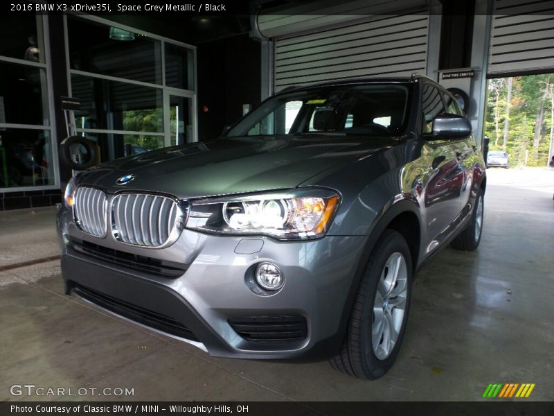 Space Grey Metallic / Black 2016 BMW X3 xDrive35i