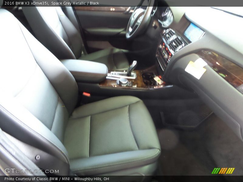 Space Grey Metallic / Black 2016 BMW X3 xDrive35i