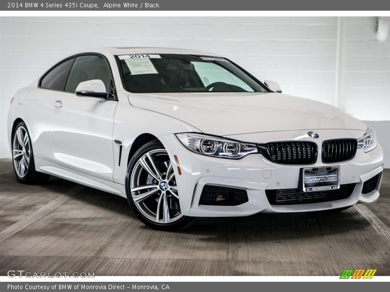 Alpine White / Black 2014 BMW 4 Series 435i Coupe