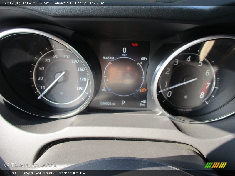 Ebony Black / Jet 2017 Jaguar F-TYPE S AWD Convertible