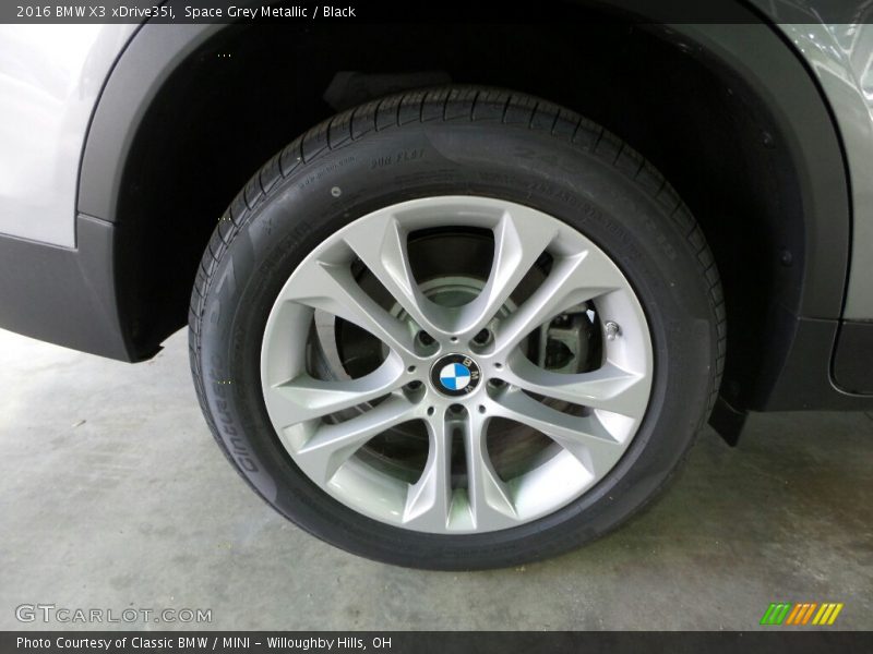 Space Grey Metallic / Black 2016 BMW X3 xDrive35i