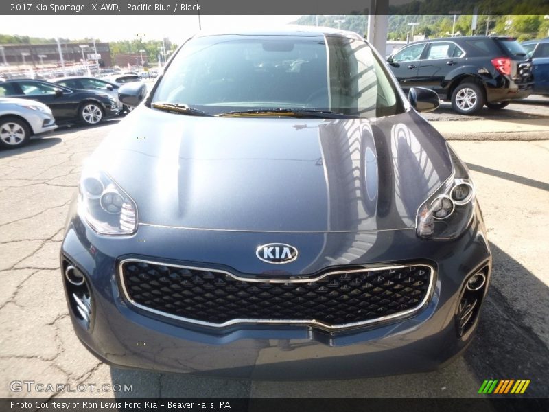 Pacific Blue / Black 2017 Kia Sportage LX AWD