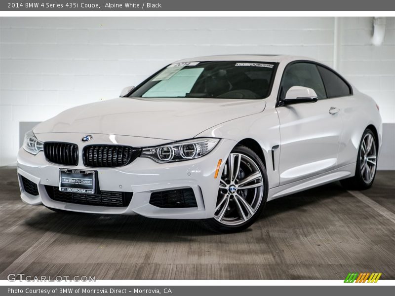 Alpine White / Black 2014 BMW 4 Series 435i Coupe