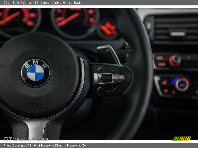Alpine White / Black 2014 BMW 4 Series 435i Coupe