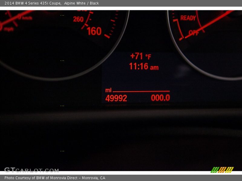 Alpine White / Black 2014 BMW 4 Series 435i Coupe