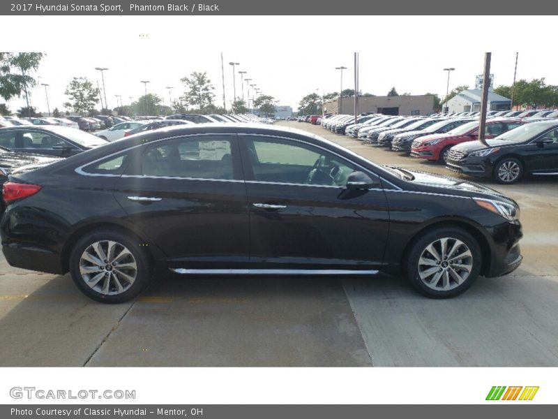 Phantom Black / Black 2017 Hyundai Sonata Sport