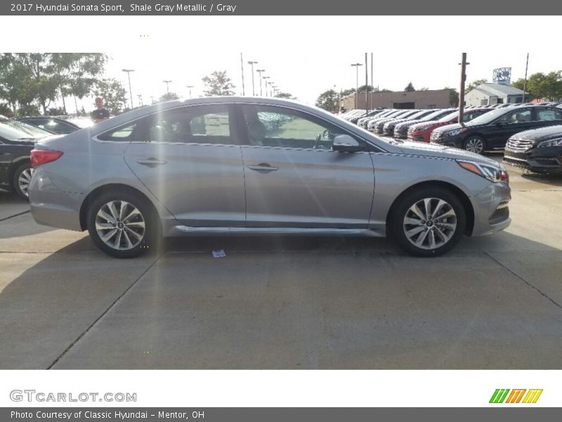 Shale Gray Metallic / Gray 2017 Hyundai Sonata Sport