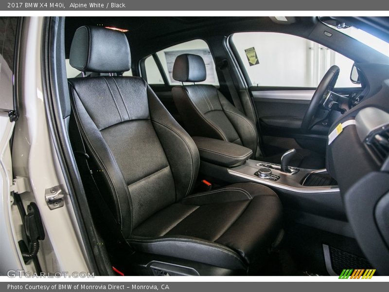  2017 X4 M40i Black Interior