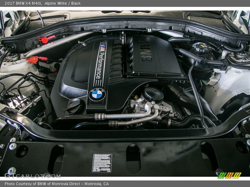  2017 X4 M40i Engine - 3.0 Liter M DI TwinPower Turbocharged DOHC 24-Valve VVT Inline 6 Cylinder