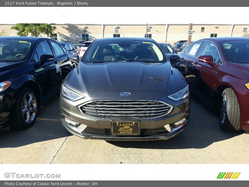 Magnetic / Ebony 2017 Ford Fusion Titanium