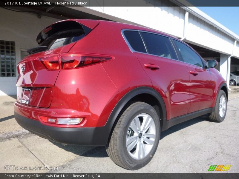 Hyper Red / Black 2017 Kia Sportage LX AWD