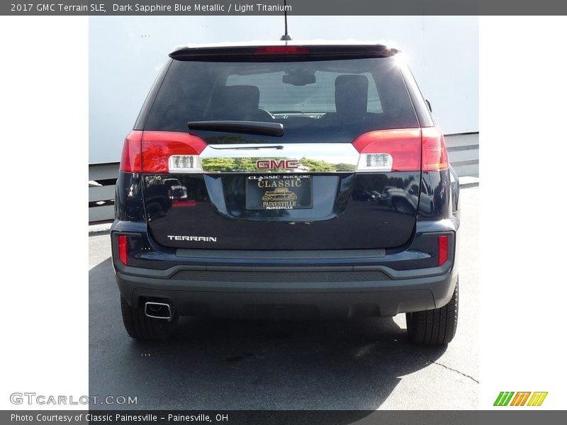 Dark Sapphire Blue Metallic / Light Titanium 2017 GMC Terrain SLE