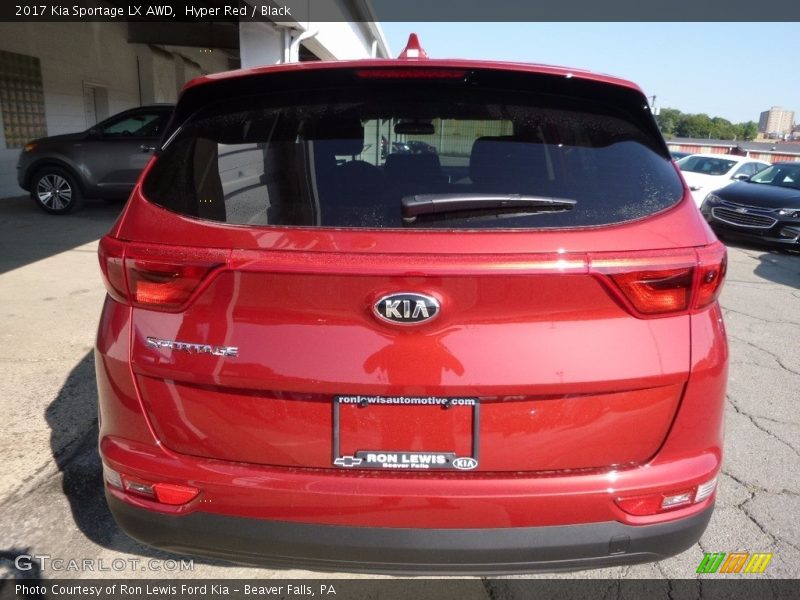 Hyper Red / Black 2017 Kia Sportage LX AWD