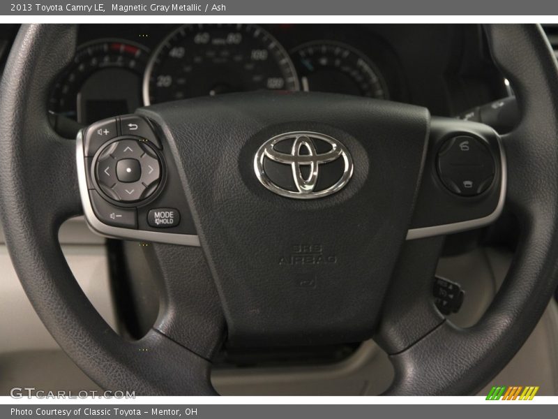 Magnetic Gray Metallic / Ash 2013 Toyota Camry LE