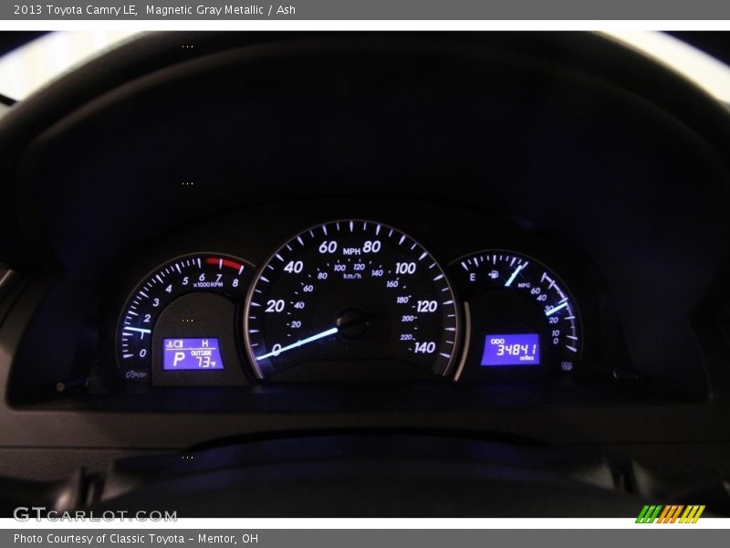 Magnetic Gray Metallic / Ash 2013 Toyota Camry LE