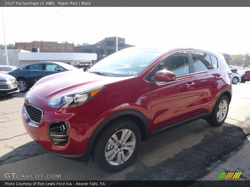 Hyper Red / Black 2017 Kia Sportage LX AWD