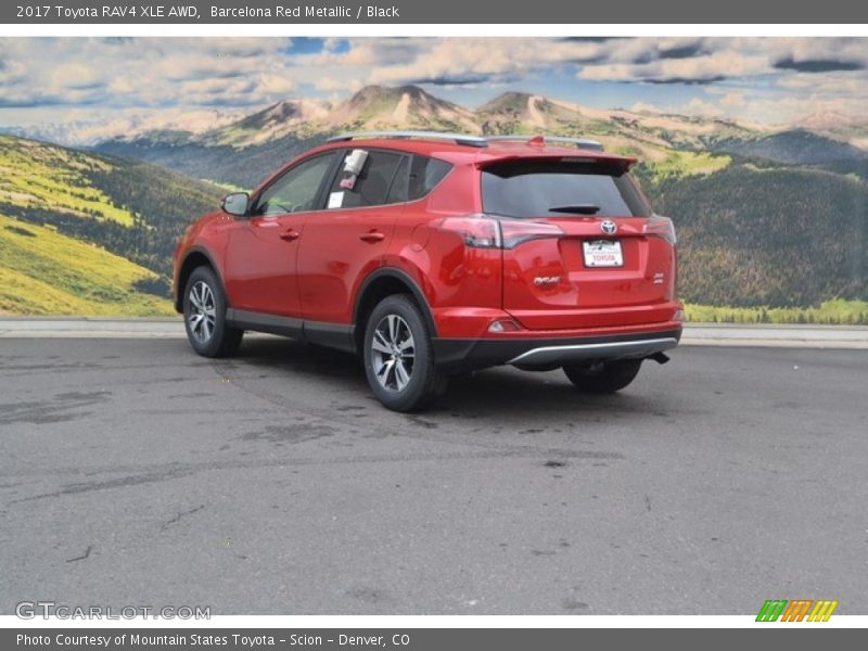 Barcelona Red Metallic / Black 2017 Toyota RAV4 XLE AWD