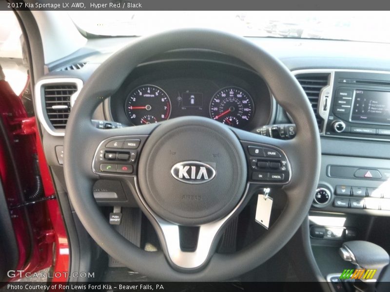 Hyper Red / Black 2017 Kia Sportage LX AWD