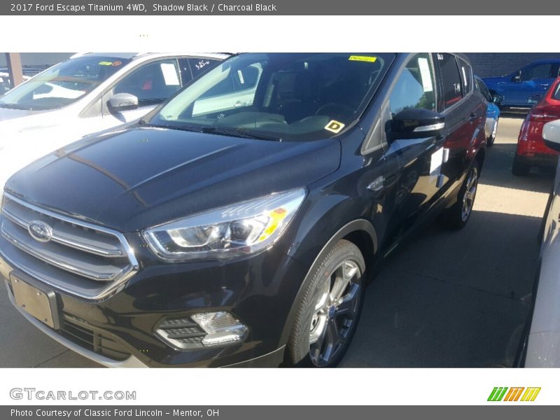 Shadow Black / Charcoal Black 2017 Ford Escape Titanium 4WD