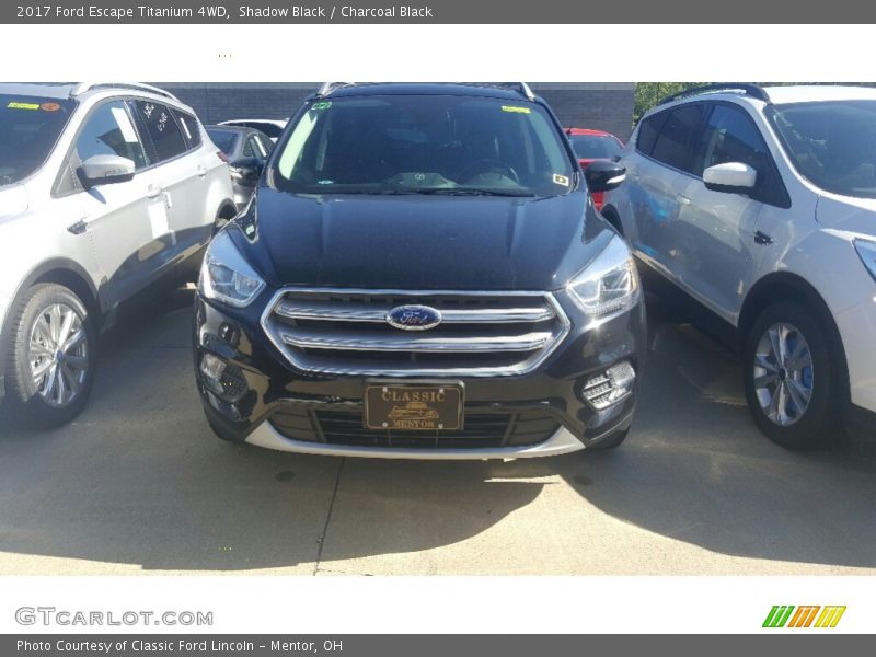 Shadow Black / Charcoal Black 2017 Ford Escape Titanium 4WD