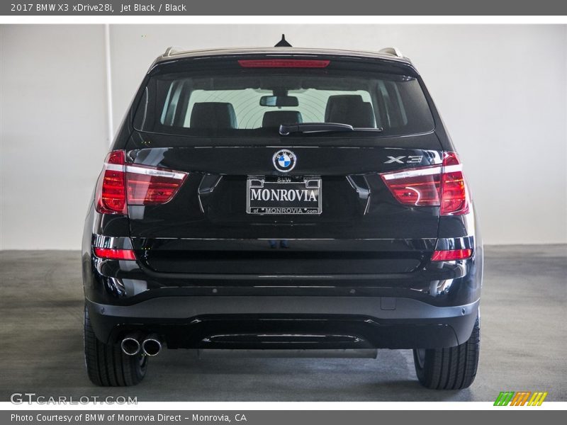 Jet Black / Black 2017 BMW X3 xDrive28i