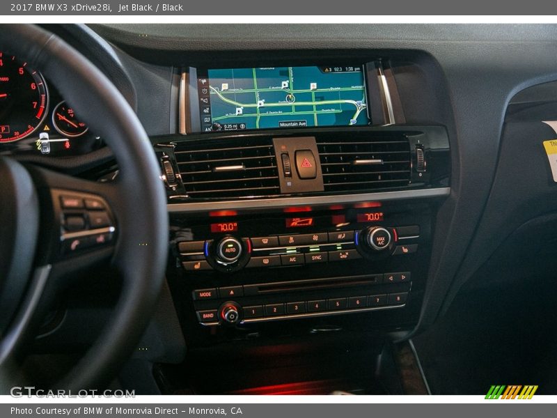 Jet Black / Black 2017 BMW X3 xDrive28i