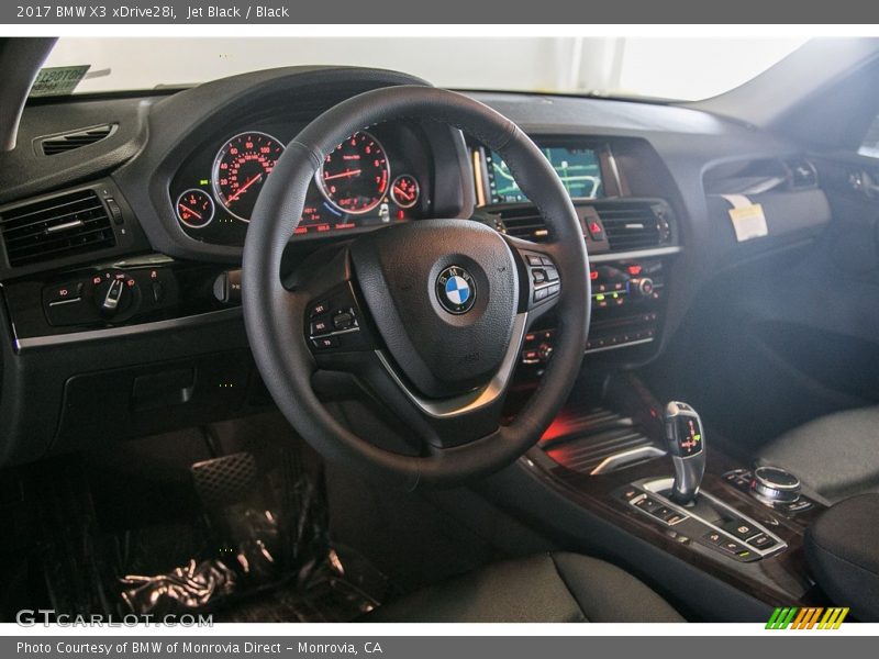 Jet Black / Black 2017 BMW X3 xDrive28i
